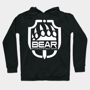 Escape From Tarkov BEAR white little logo Hoodie